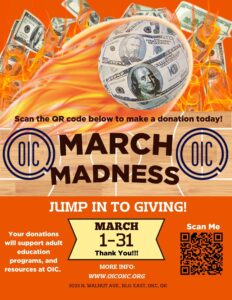Jump into Giving - donate to OIC